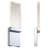 Glacier Steel LED Flush Mounted Sconce