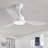 3 - Blade Dimmable Ceiling Fan With Led Light & Remote Control-964816700-944439883