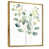 Toile avec cadre flottant or