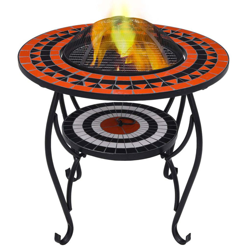 Domek Round Wood Burning Smokeless Fire Pit