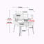 Chaise avec accoudoirs d'appoint-965765157