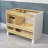 Solid Wood 42" Single Bathroom Vanity Base Only-105225406