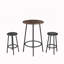 Ensemble de table de bar 3 pièces avec 2 tabourets de bar-1065900085-1065900088