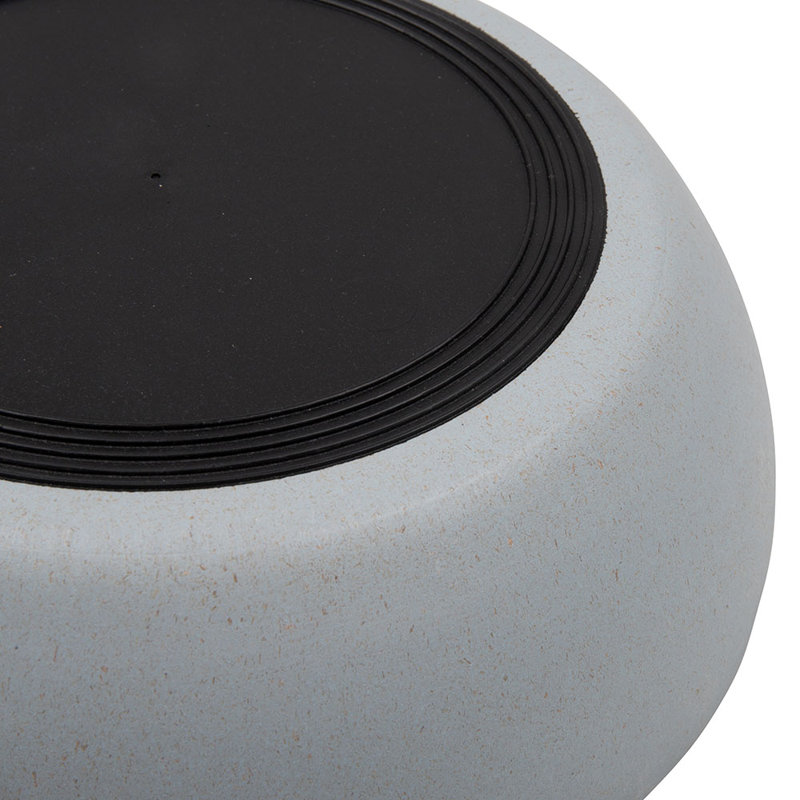 Anti-Skid Pet Bowl, 6.3cm H x 21cm W x 21cm D, Grey