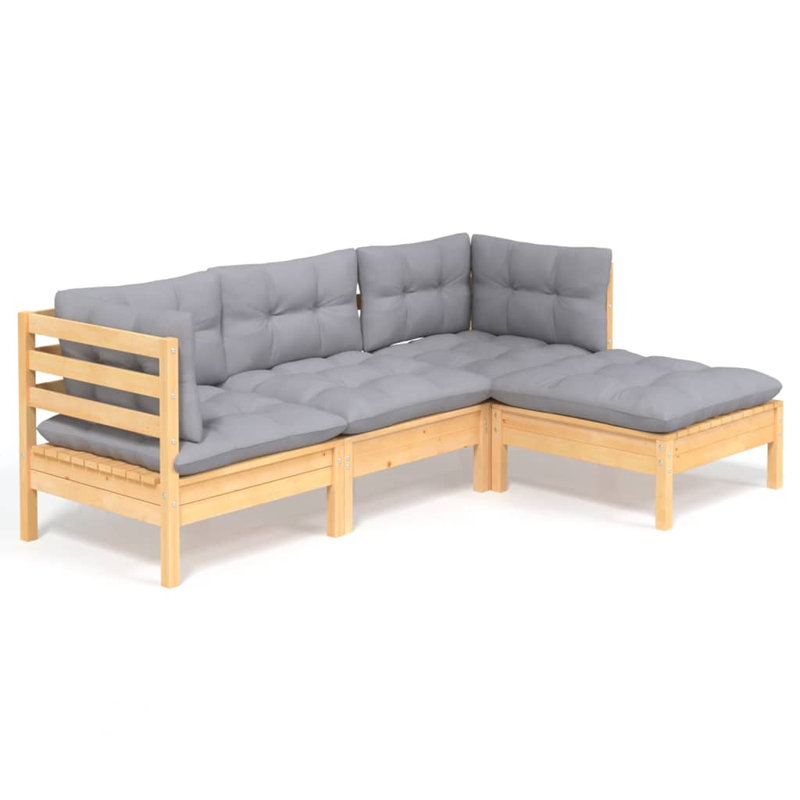 Kiyarah 25'' Wide with Cushions, Oak