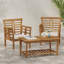2 CHAISES CLUB CAYDON + TABLE
