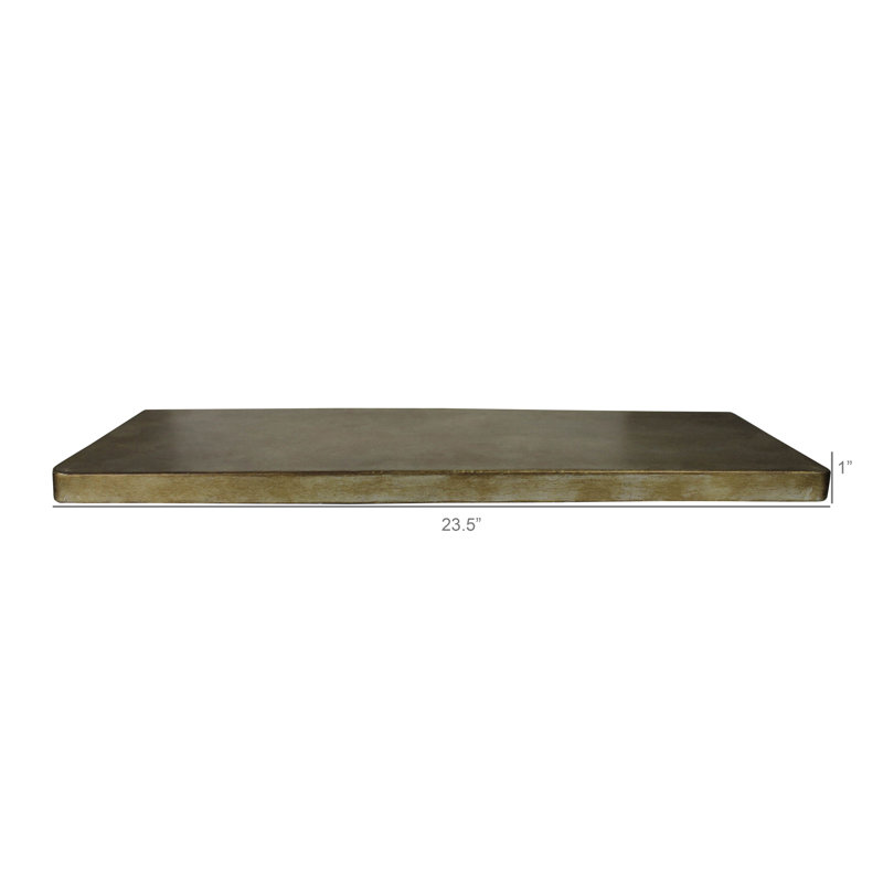 Tablette - Lrg, métal, 1" H x 23.5" L x 8" W