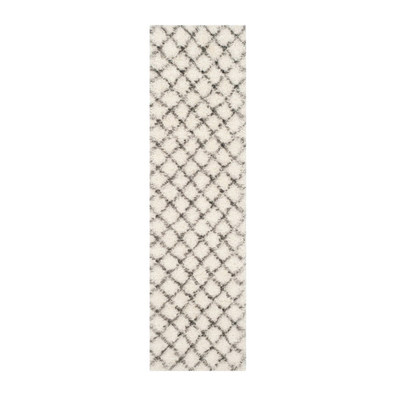 Sg-Msg-Moroccan Shag Performance Geometric Rug, Runner 2'3" x 6'