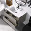 24 po X P 18 po P x 21 po Meuble-lavabo simple en H avec lavabo en céramique-1018139821