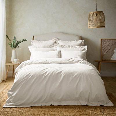 Luxury Linen Blend Edged Duvet Covers