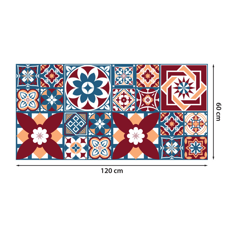 Décalcomanie murale melange mosaïques westminster