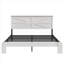 Très grand lit plateforme en bois blanc Crisp-129488081