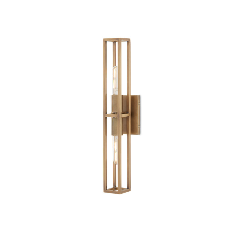 Bergen 2 - Light Armed Sconce, Antique Brass