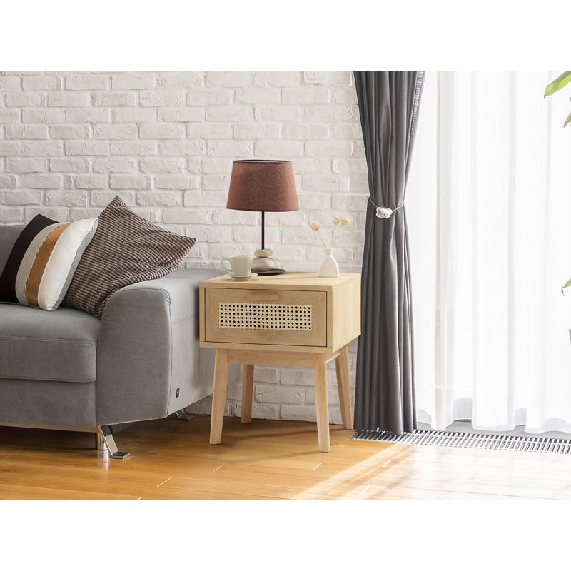 Advika Side Table with Storage
