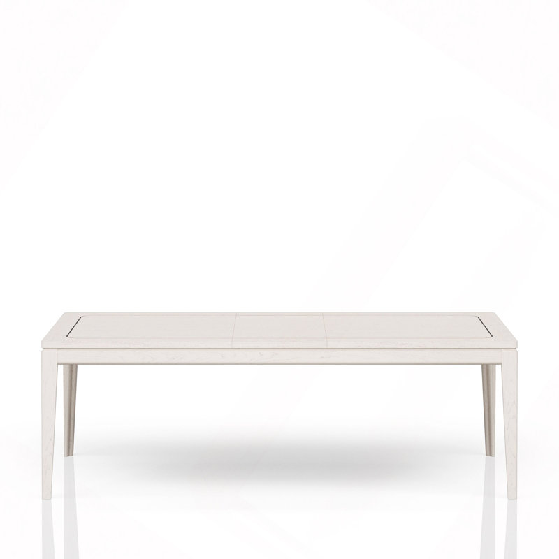 Expandable Leg Tablewith Metal Inlay