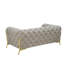 Soule - Causeuse transitionnelle en velours-457452750-529068195