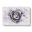 Lilac Succulent Plant Watercolour - Wrapped Canvas-56657560