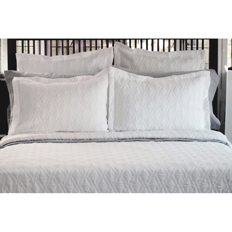 Traditional Cotton Blend Standard Coverlet, King Coverlet/Bedspread