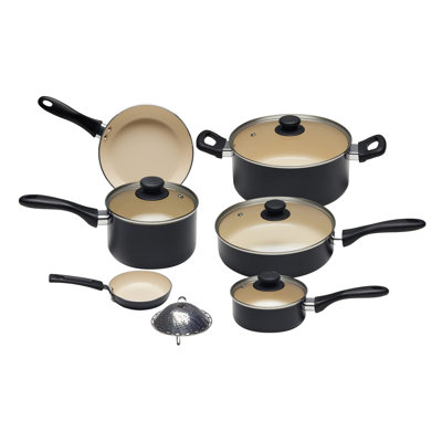 Wetzler 11 - Piece Ceramic Cookware Set