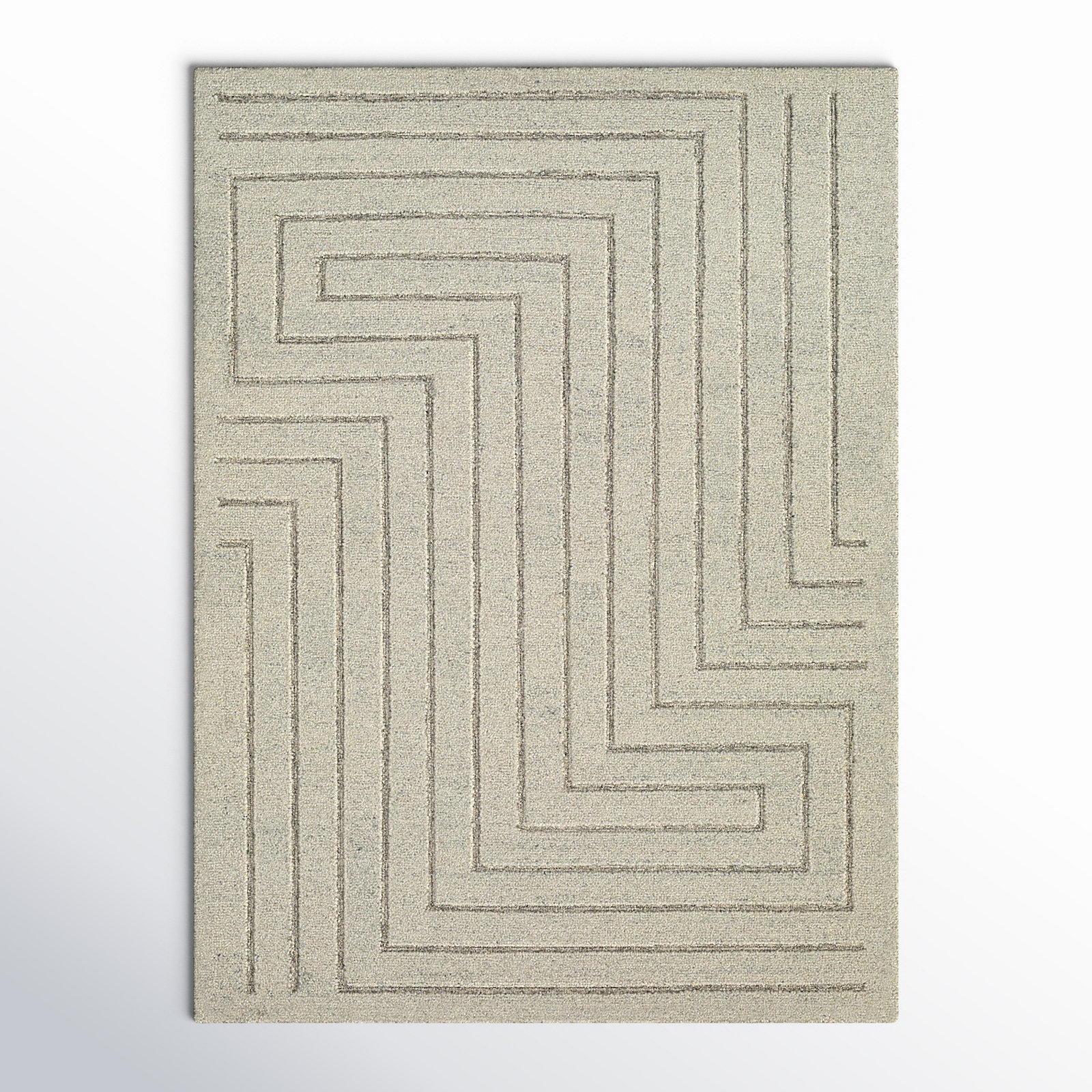 Rafferty Handmade Wool Rug, Rectangle 8'10" x 12'
