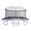 Skywalker Trampolines 15 FT Premium Square Outdoor Trampoline with Safety Enclosure