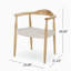 Chaise avec accoudoirs