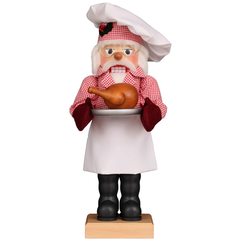 Christian Ulbricht Nutcracker - Chef Santa With Turkey