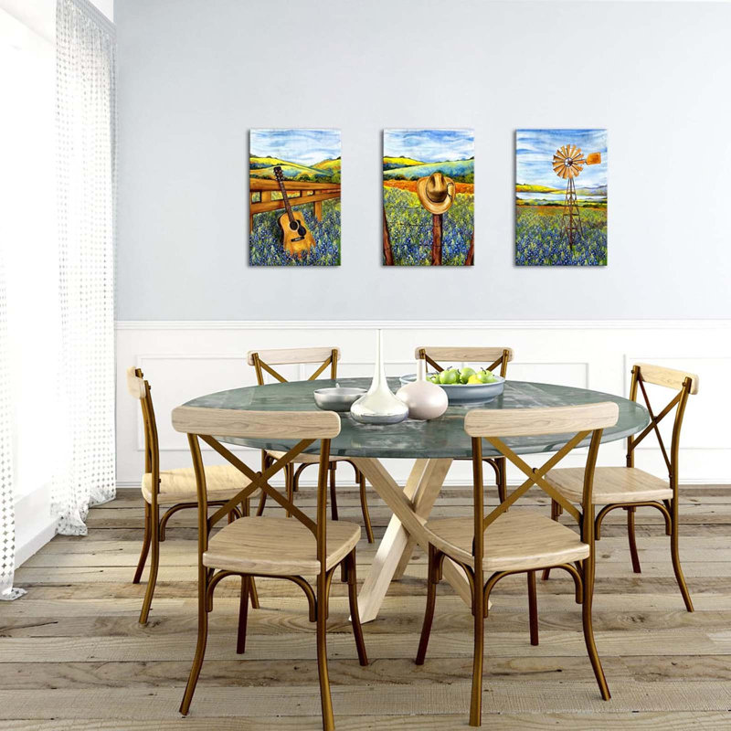 3 Piece Wrapped Canvas Wall Art