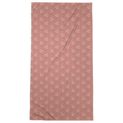 Serviette de plage zig zag classique