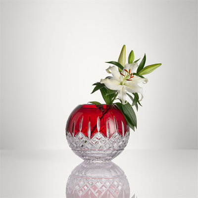 Waterford Lismore Red Rose Bowl 8in