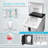 VIVOHOME 33 lb. Daily Production Bullet Clear Ice Freestanding Ice Maker
