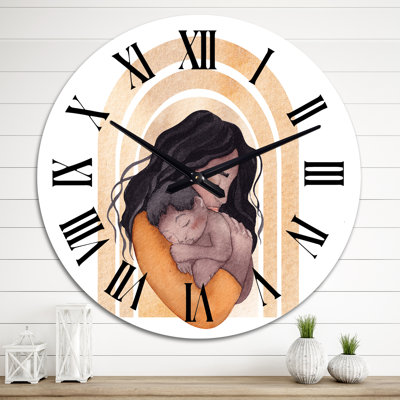 Horloge murale surdimensionnée
