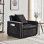 Fauteuil-lit trois-en-un, canapé-lit pliant avec dossier réglable, convertible en fauteuil inclinable et lit simple pour la vie adulte moderne