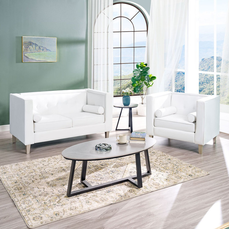 Causeuse et fauteuil d'appoint Luxury