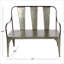 Banc de jardin en fer Vanmatre