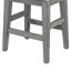 Ensemble de table de salle à manger 4 pièces pour 3 personnes, ensemble de table de cuisine et chaises avec 3 tiroirs de rangement, idéal pour les petits espaces (gris clair)
