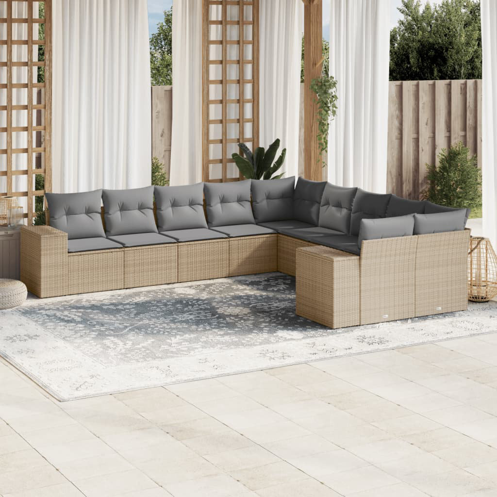 Gartensofa mit Kissen