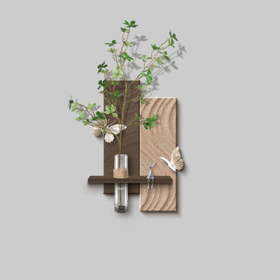 Brownness,Beige Rectangular Sandstone Wall art