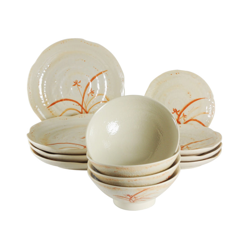 Piece Melamine Dinnerware Set - Service for 4