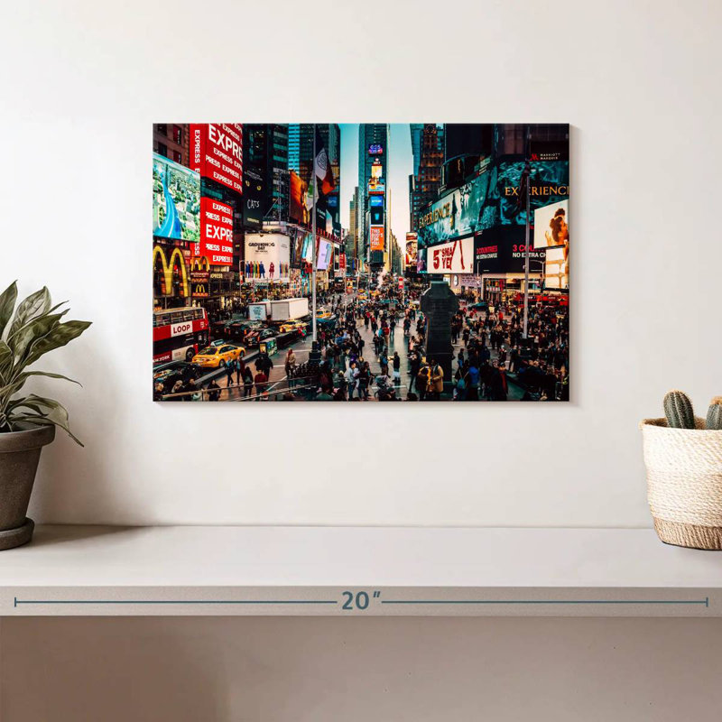 Ravi Iconic Times Square, 8" H x 12" W