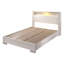 Grand lit avec tablette ouverte, blanc