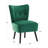 Dechane 22.5" Modern & Contemporary Accent Chair with Velvet Fabric Upholstery, Button-Tufted Back, Foam Over Pocket Coils-408419693