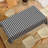 Checkered Tablecloth 140x180cm Rectangular Black-and-White Check Pattern Party Picnic Dinner Decorative Table Cover-1397779293