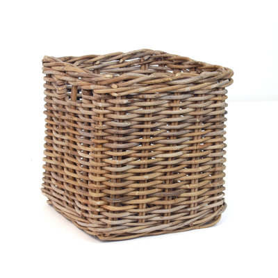 Grand panier en rotin