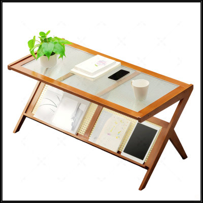 Table basse en rotin