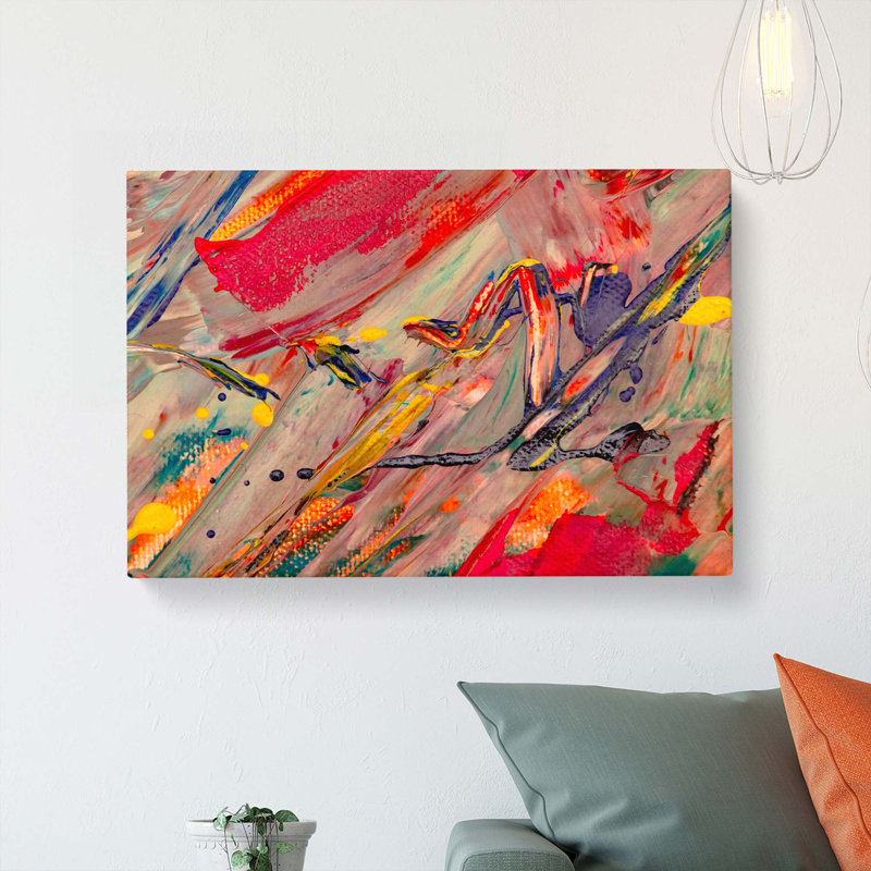 Abstract Art Painting Vol.12 by S.Johnson - Wrapped Canvas Painting, 40cm H x 60cm W x 3cm D