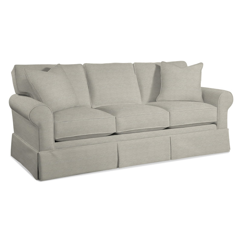 Benton Upholstered 86'' Sofa, Basic Beige, 0317-85, Gel Memory Foam Mattress