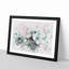 White Cherry Blossom Tree In Bloom Watercolour - Framed Print-56881880-56881881