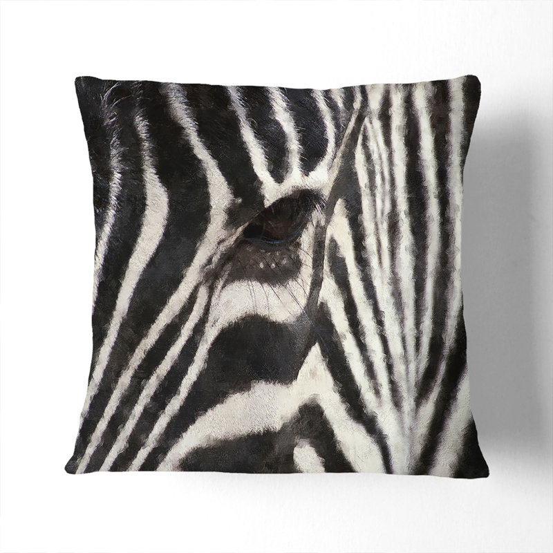 Square Cushion, 40cm H x 40cm W x 15cm D, Black
