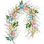 6 FT Long Artificial Easter Egg And Mixed Berry Garland Hanging Rustic Spring Garland Pastel Easter Garland Vine String For Easter Springtime Seasonal Decoration Wreath Making